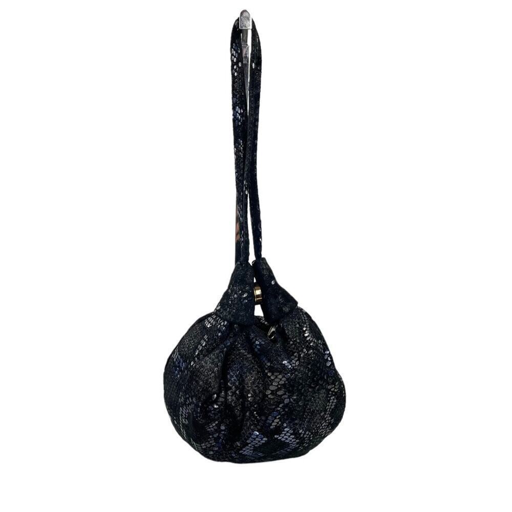 Luis Alexander Python Fortune Cookie Leather Blac… - image 2